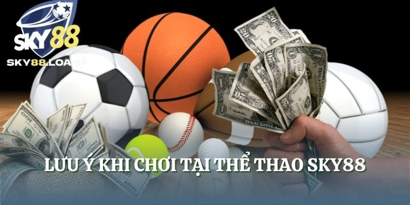 Lưu ý khi chơi tại thể thao SKY88